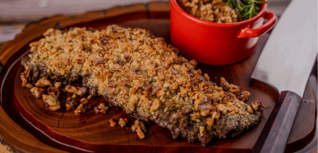 FRALDINHA COM CROSTA DE NOZES