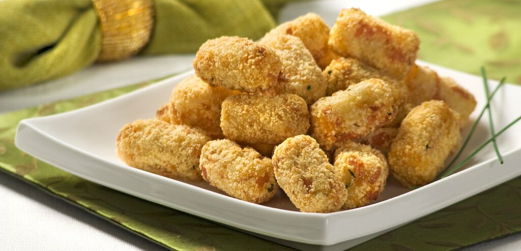 CROQUETES DE ARROZ E PRESUNTO