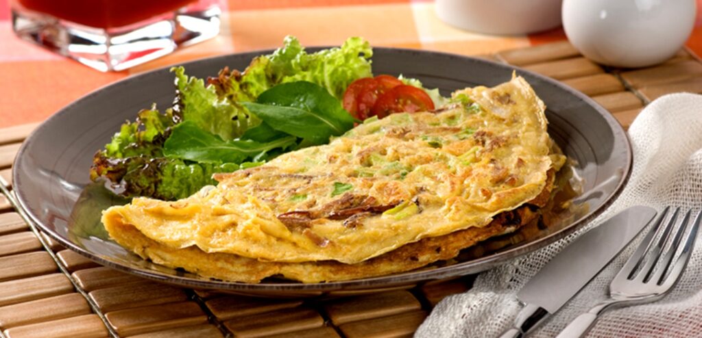 FRITADA DE CARNE ASSADA