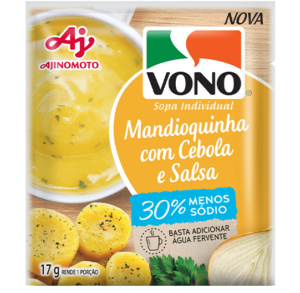 VONO® Mandioquinha com cebola e salsa com sódio reduzido