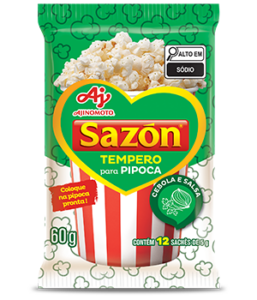 Tempero SAZÓN® para Pipoca sabor Cebola e Salsa