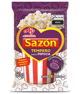 Tempero SAZÓN® para Pipoca sabor Churrasco