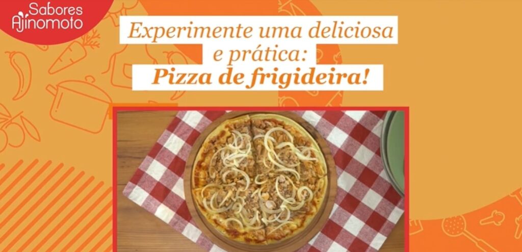 PIZZA DE ATUM NA FRIGIDEIRA