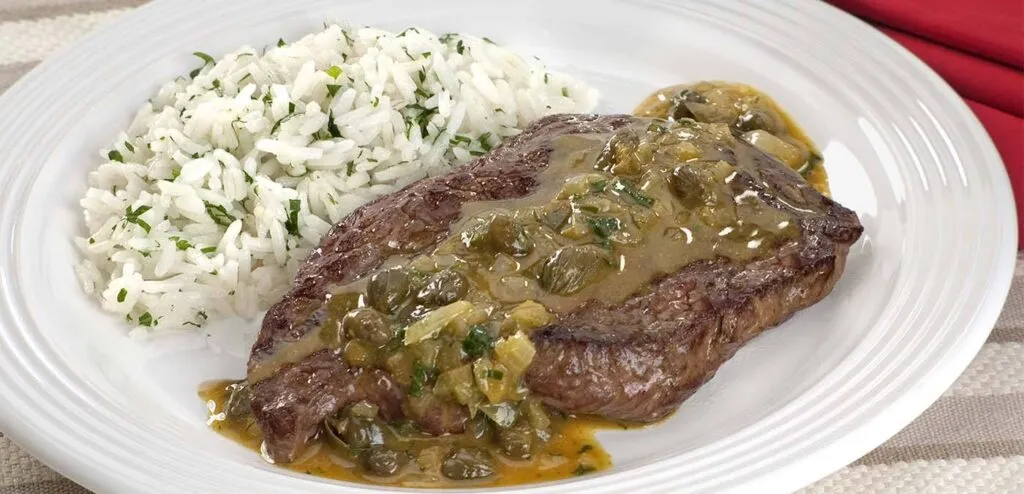 Alcatra ao molho de mostarda