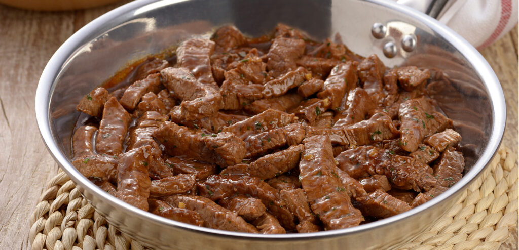 ALCATRA NA MANTEIGA E SHOYU COM SÓDIO REDUZIDO