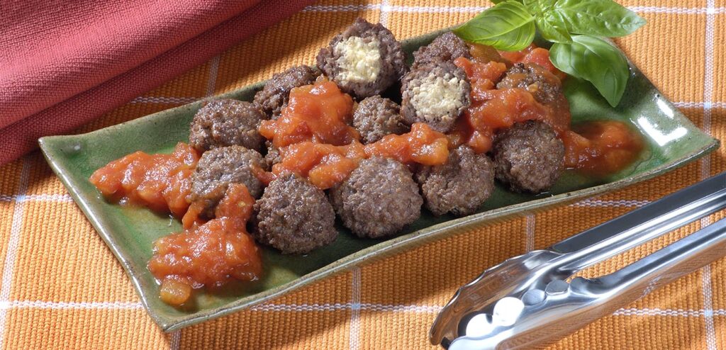 ALMÔNDEGAS RECHEADAS