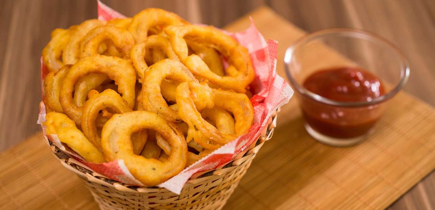 Receita de Anéis de Cebola