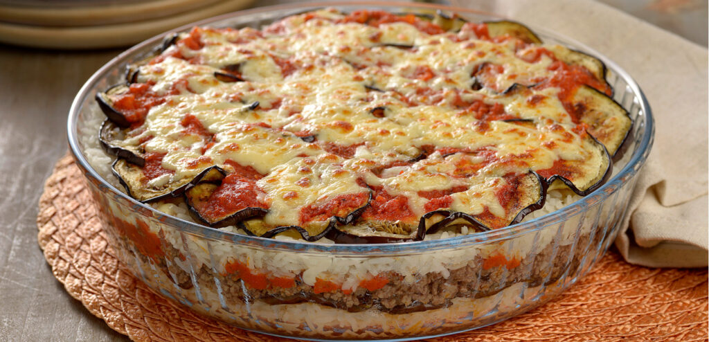 ARROZ DE FORNO COM BERINJELA