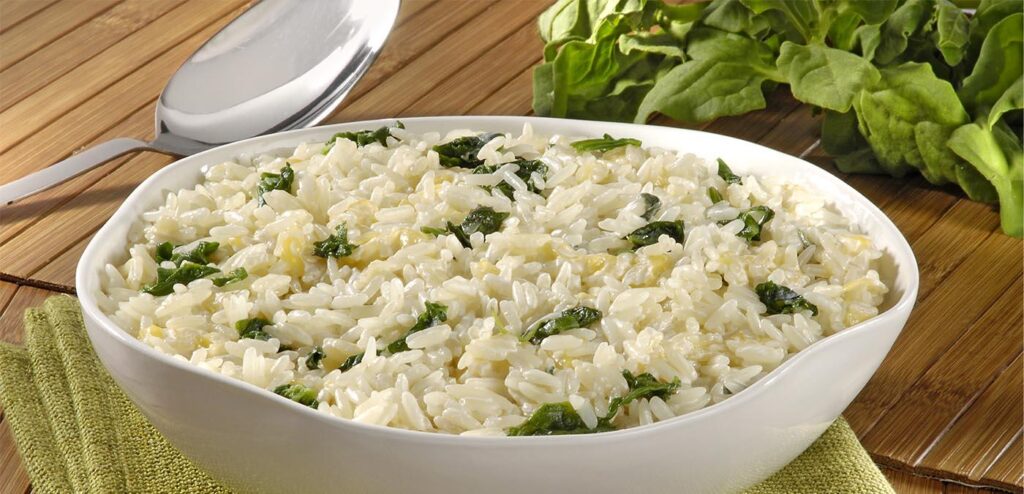 ARROZ COM ESPINAFRE