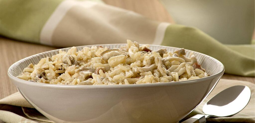 ARROZ CREMOSO COM SHIMEJI