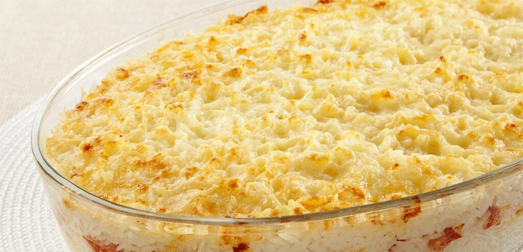 ARROZ DE FORNO AOS TRÊS QUEIJOS