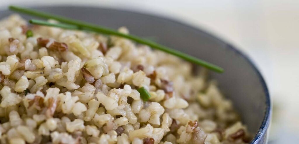ARROZ INTEGRAL COM CEBOLINHA