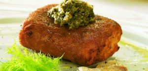 Miniatura da imagem do produto BACALHAU EMPANADO AO MOLHO DE ERVAS E GENGIBRE