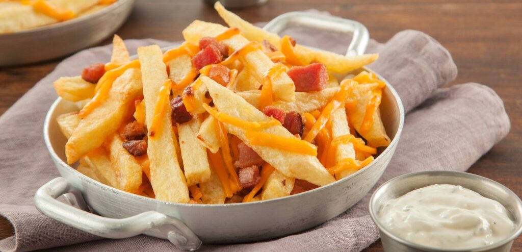 BATATA COM MOLHO TIPO RANCH