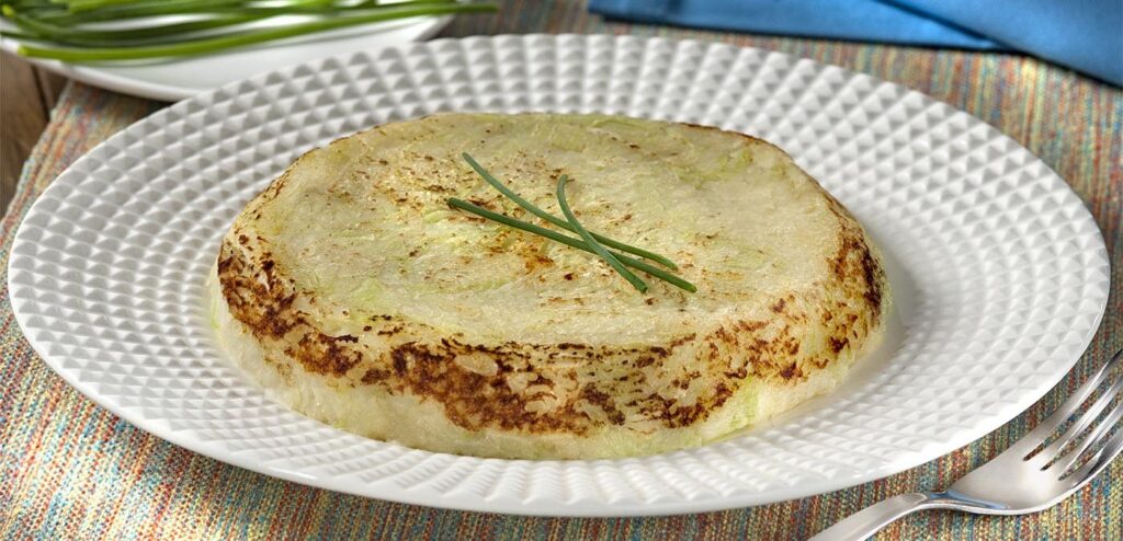 BATATA ROSTI COM CHUCHU RECHEADA