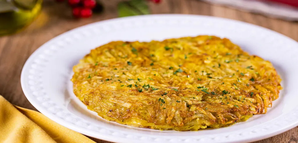 Batata rosti com tender