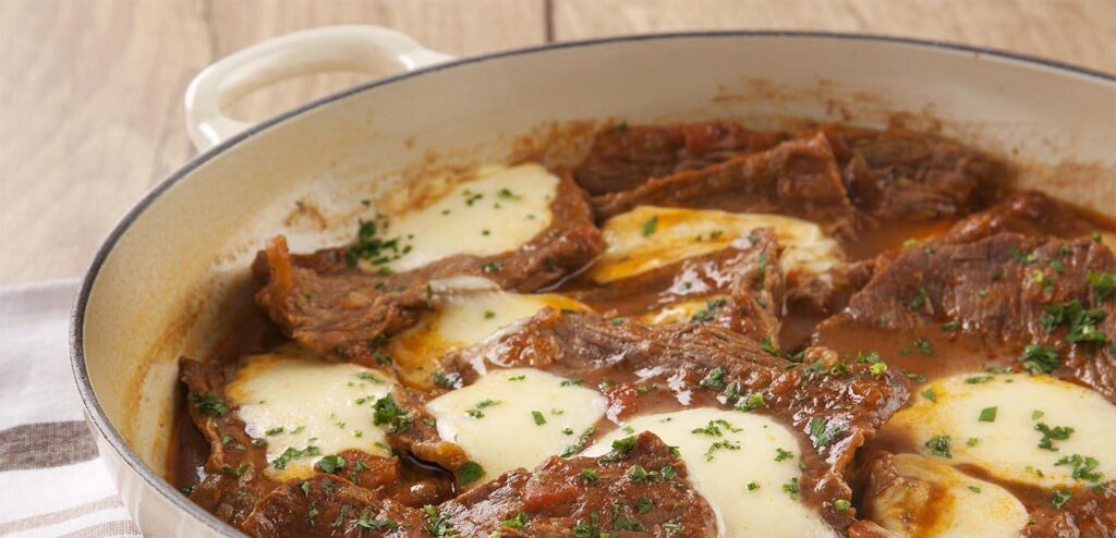 BIFE À PIZZAIOLO COM SÓDIO REDUZIDO