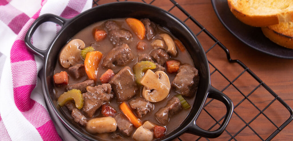 BOEUF À BOURGUIGNON