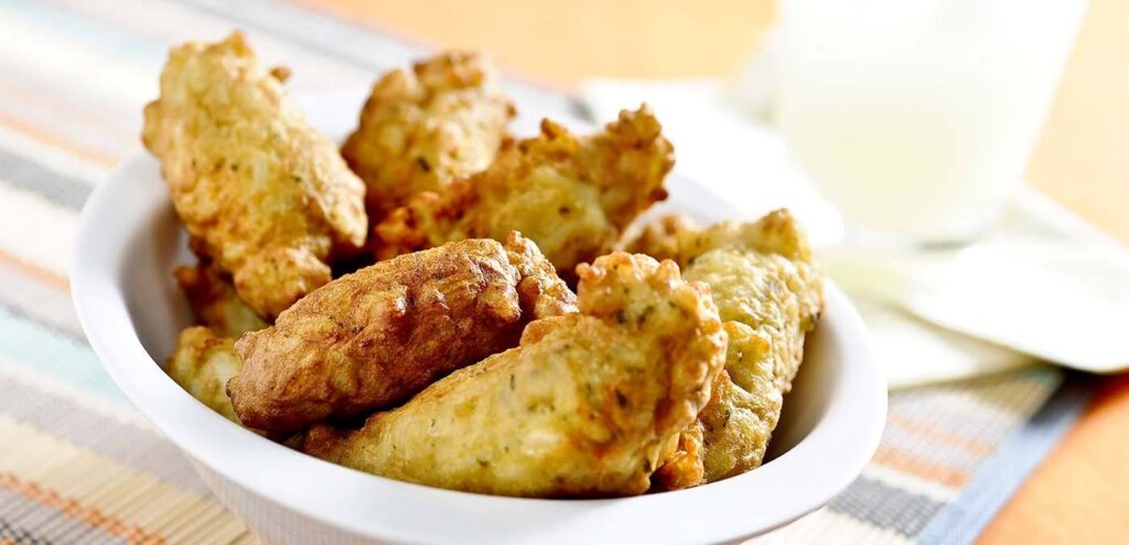 BOLINHOS DE ARROZ TEMPERADOS
