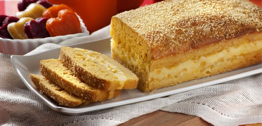 BOLO DE FUBÁ SALGADO