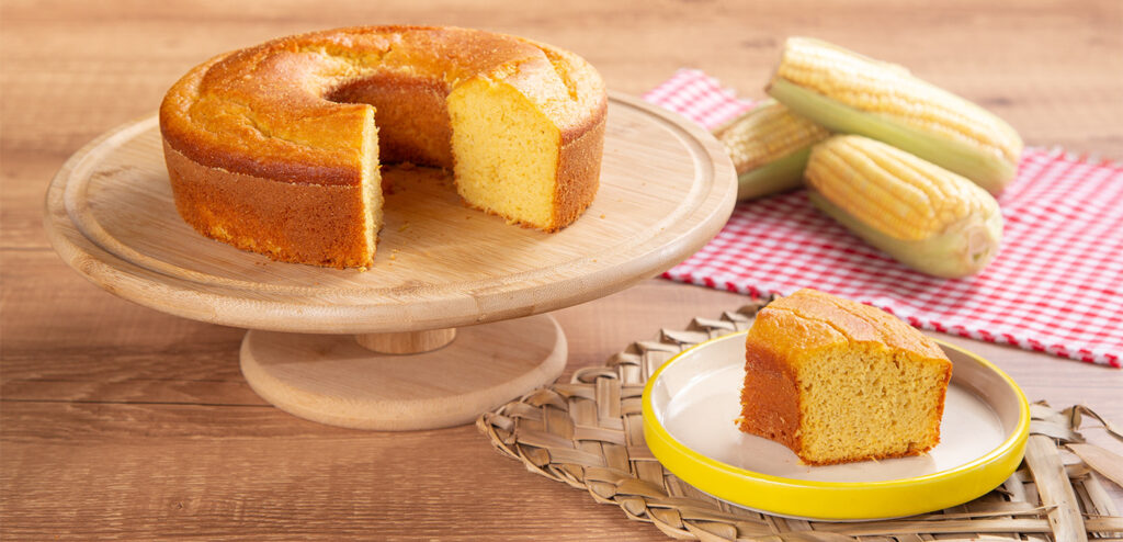 BOLO DE MILHO DE LIQUIDIFICADOR