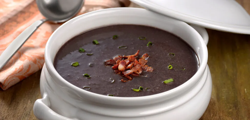 caldinho de feijão preto