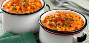 Canjica caipira com frango