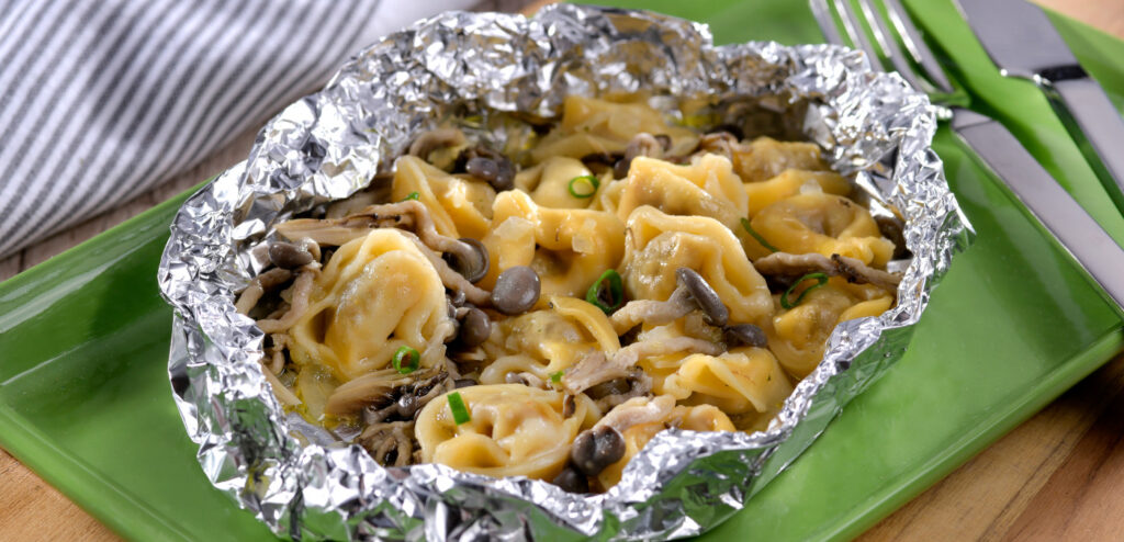 CAPELETTI COM SHIMEJI DE PAPELOTE