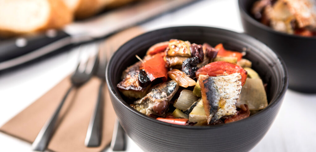 CAPONATA COM SARDINHA