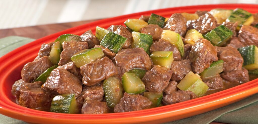 CARNE COM ABOBRINHA