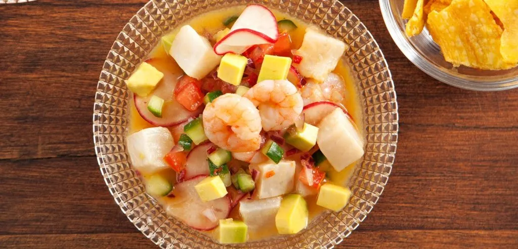 CEVICHE DE CAMARÃO