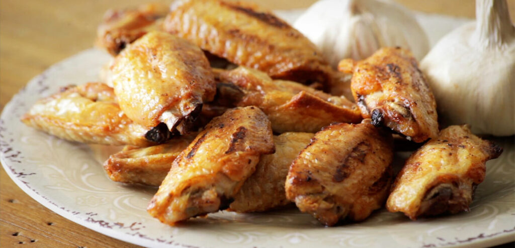 CHURRASCO DE  ASA DE FRANGO NA MOSTARDA