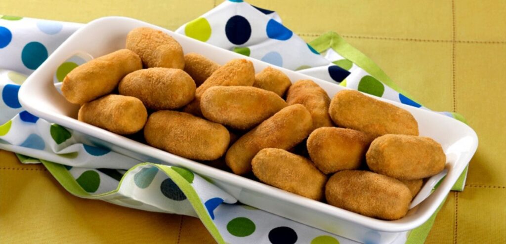 CROQUETE DE FEIJÃO COM VEGETAIS