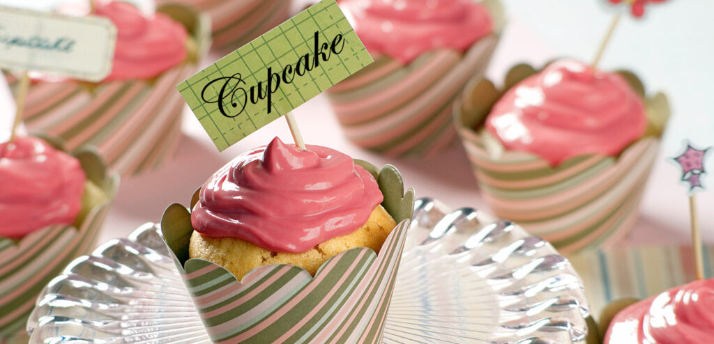 CUPCAKE DE MORANGO