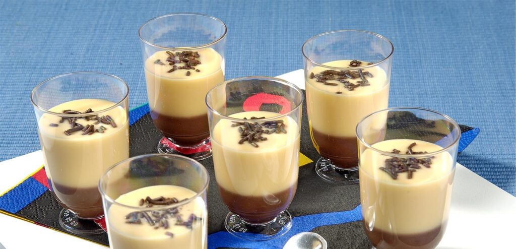 MOUSSE DE MARACUJÁ E BRIGADEIRO