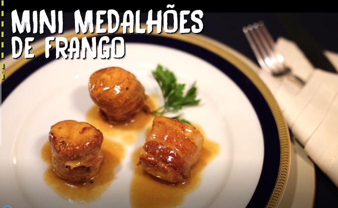 Receita de Medalhão de Frango!