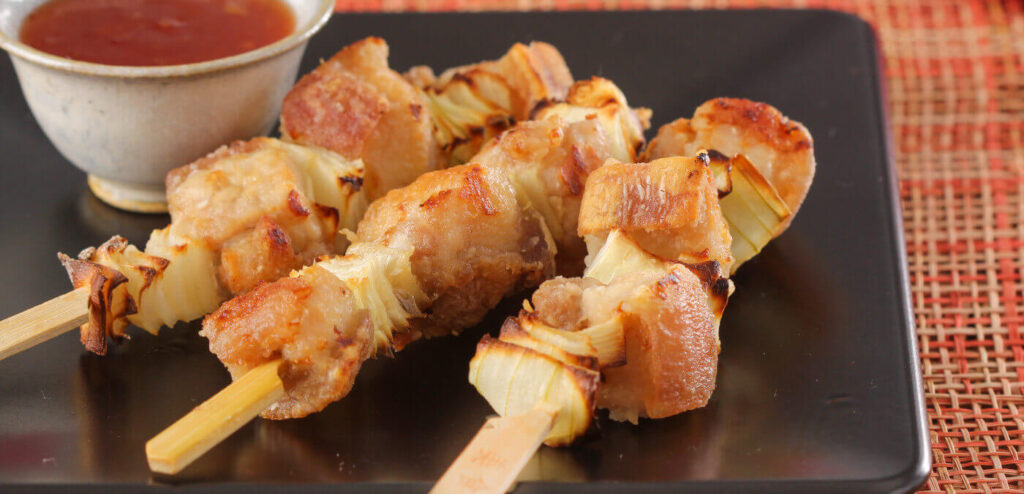 ESPETINHO DE BARRIGA DE PORCO NA AIR FRYER