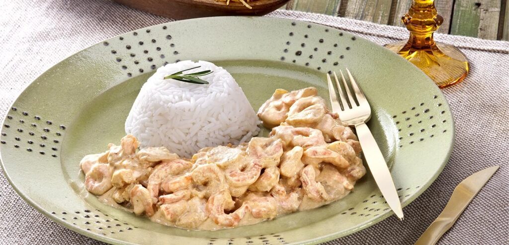 ESTROGONOFE DE CAMARÃO