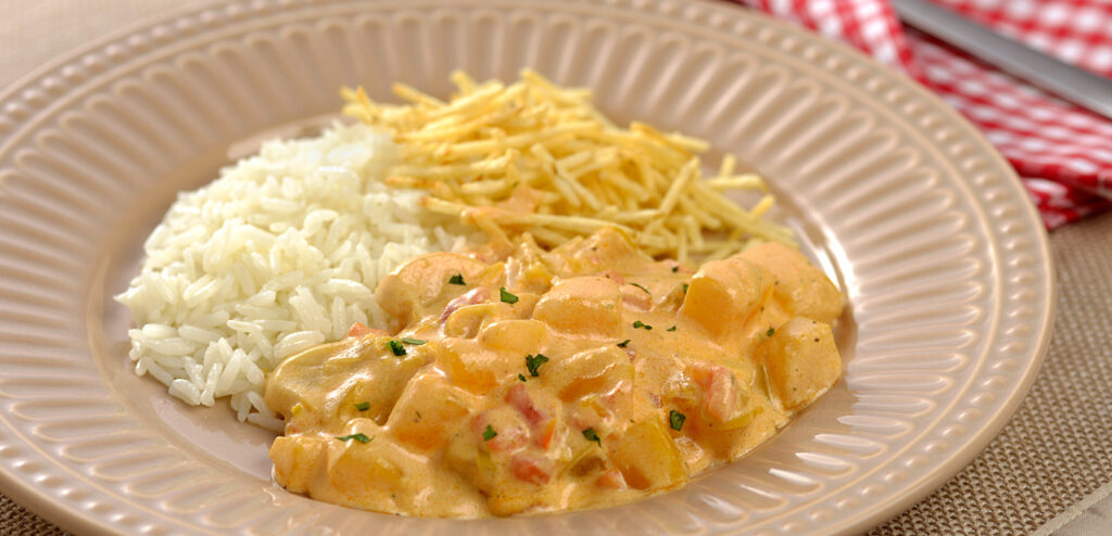 ESTROGONOFE DE MANDIOQUINHA