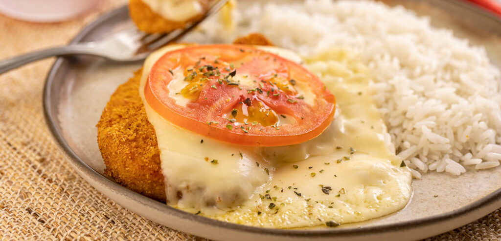 FILÉ DE FRANGO À PIZZAIOLA DE AIR FRYER