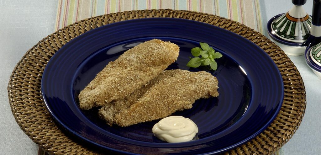 FILÉS DE FRANGO COM AVEIA