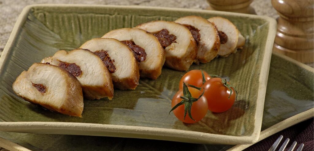 FILÉS DE FRANGO RECHEADOS
