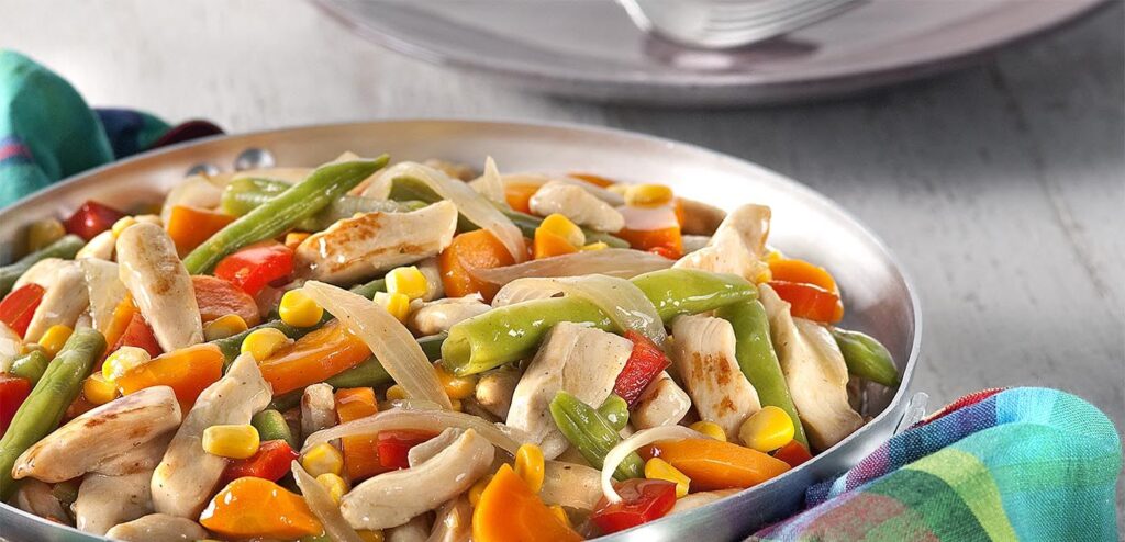 FRANGO COM LEGUMES