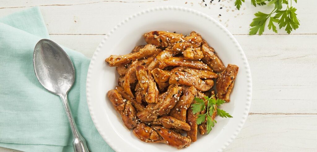 FRANGO COM MOLHO DE SHOYU E GERGELIM E SÓDIO REDUZIDO