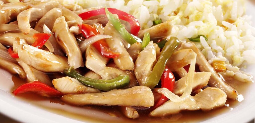 FRANGO COM TOQUE ORIENTAL