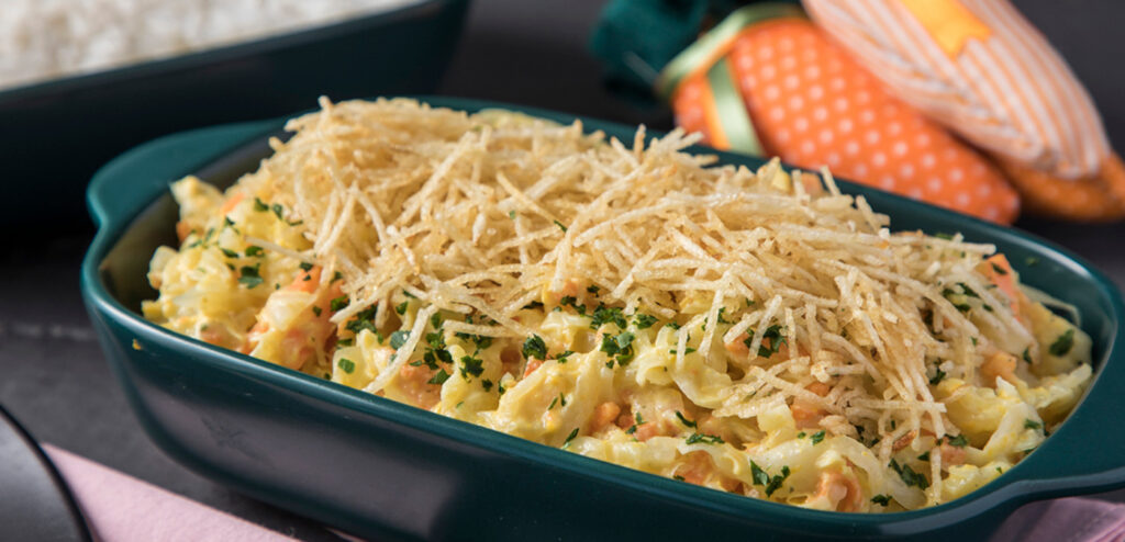 FRICASSÉ DE REPOLHO E MILHO