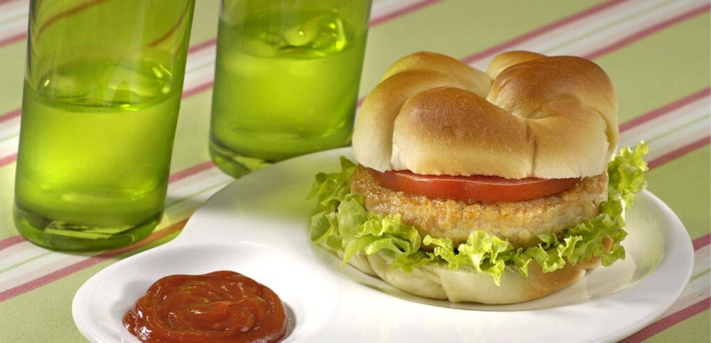 HAMBÚRGUER DE FRANGO