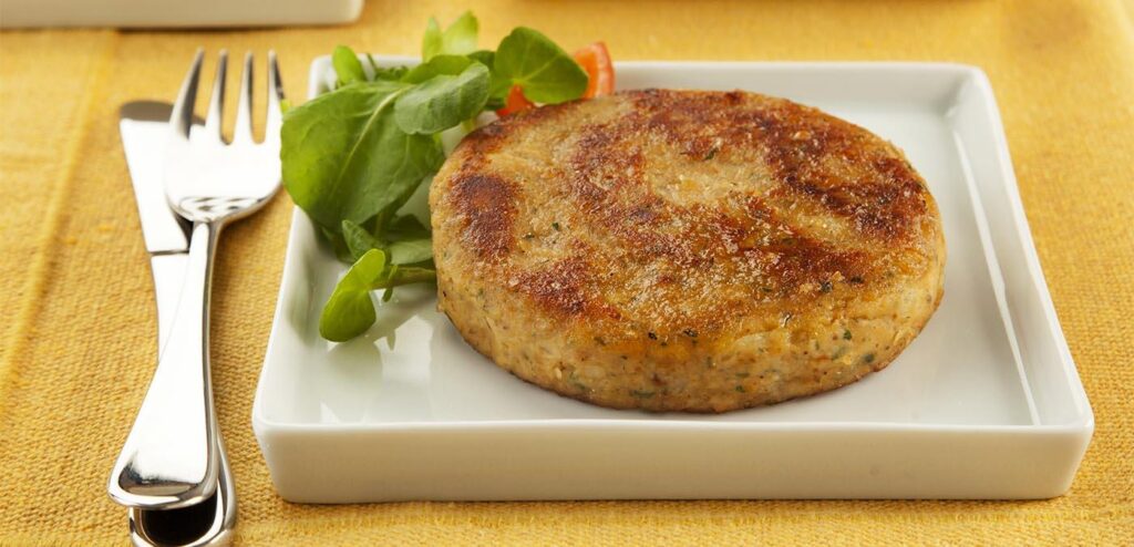 HAMBÚRGUER DE GRÃO-DE-BICO