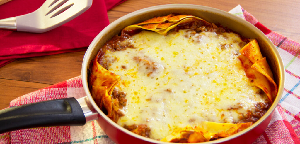 LASANHA DE FRIGIDEIRA