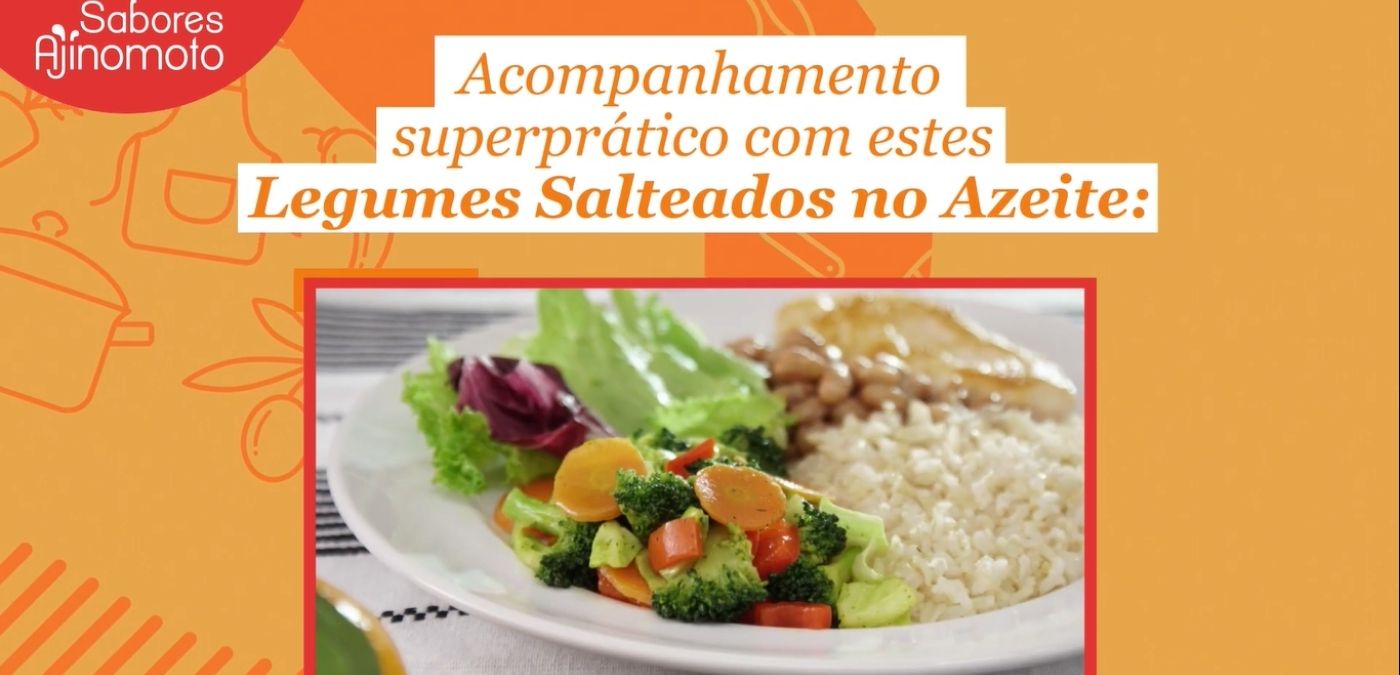 Vegetais salteados no azeite